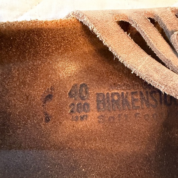 Birkenstock Granada Tan Suede Sandals - Picture 3 of 6